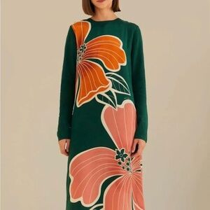 FARM Rio NWT Green Floral Dress - PERFECT FOR SUMMER OR A HOLIDAY
